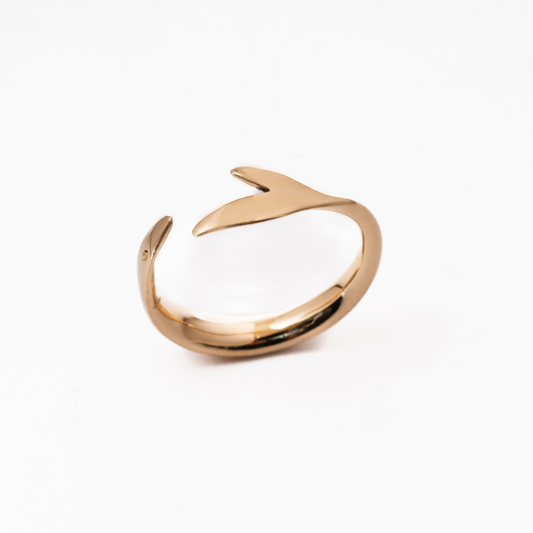 Mediterranean Flow Ring in Yellow Gold